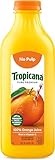 Tropicana Pure Premium 100% Orange Juice Original, No Pulp, No Sugar Added, 46 fl oz bottle