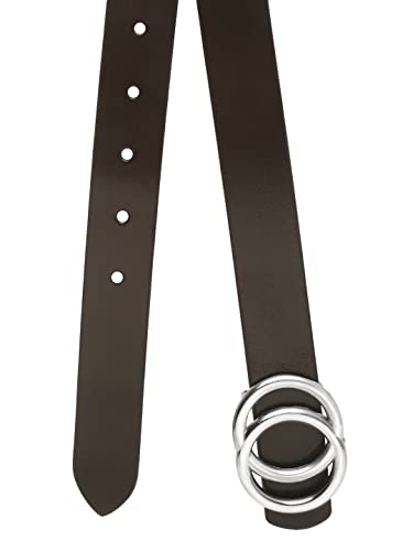 Image of TEAKWOOD LEATHERS Leather Belt for Women Belts Regular Fit Casual Formal Dress Jeans & Fashion Ladies Belts for Women Belts Regular Fit Belt Any Season | Fashion Belt for Women | T BT W 01