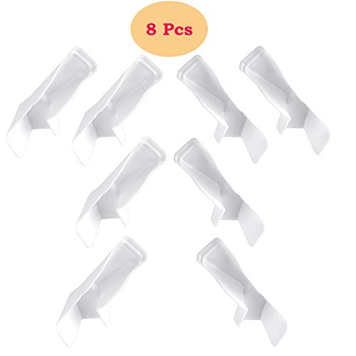 Wadoy RV Gutter Spouts, White/Universal Size to Protect The Top of The RV