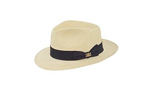 Biltmore President Casa Blanca Genuine Straw Panama Hat (7, Natural)