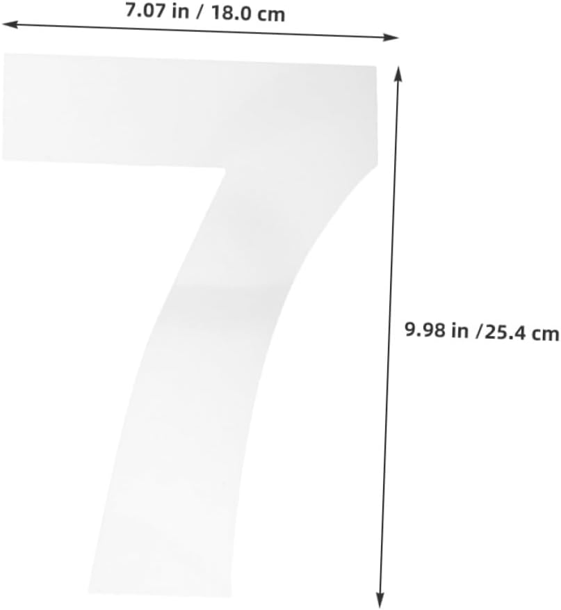 DIY Number Cake Template Set 0-8 PP Plastic Decorating Guide Xmas