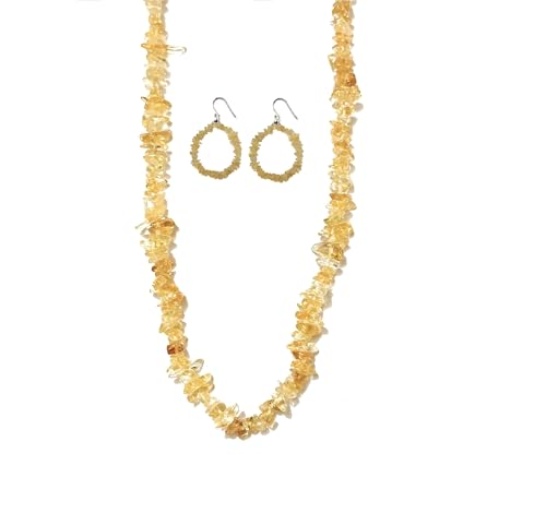 Juego de joyas de citrino para iluminar tus looks diarios y eventos especiales
