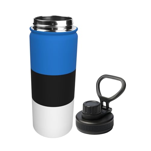 Botella de agua para ciclismo y deportes al aire libre con bandera 3