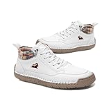 Men's Lightweight Ankle Boots Lace Up Shoes Breathable...