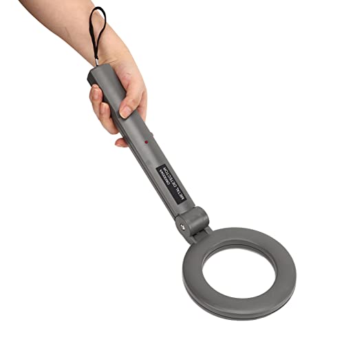 Hand Held Metal Detector, Portable High Sensitivity Metal Detector for Security Inspection Railway Airport Metro, 180° Head Rotation Metal Finder