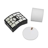 Qwick Filter Kit Hepa Foam Felt For Shark Vacuum Rotator Powered Lift-Away NV752 AZ1002 NV650 NV650W NV651 NV652 NV750 NV750W NV751 NV752 AX950 ZU632 Washable Replacement Alternative to XFF650 XHF650