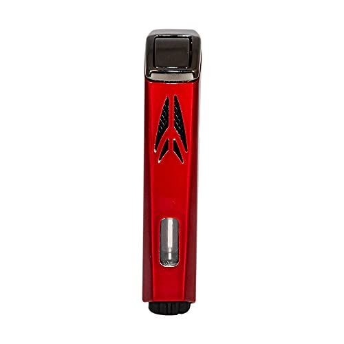 Encendedor Lotus Chroma Twin Antorcha Doble Metal Rojo miniatura 4