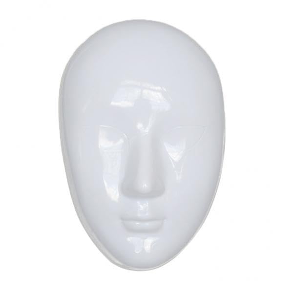 trendynest 6xDIY Unpainted Mask White Blank Face Mask Masquerade Costume Masks Style 4 | Clothing, Shoes & Accessories | Costumes, Reenactment, Theater | Accessories | Masks & Eye Masks-picture-49