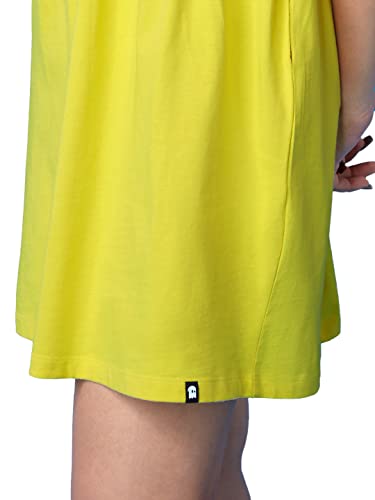 Image of The Souled Store Tie-dye: Colourful Ombre Womens and Girls Solid Cotton Oversized T-Shirt Dresses Multi-Colored