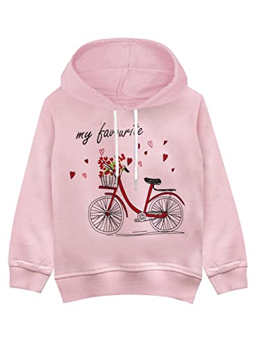 Image of A.T.U.N. (ALL THINGS UBER NICE) Girls Cotton Full Length Hooded Neck Sweatshirt