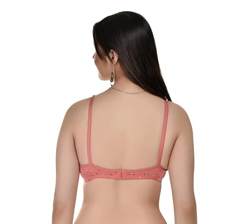 Image of Full Coverage Non Padded Non Wired Daily Use Regular Bra for Women and Girls Multicolor Size 28-40