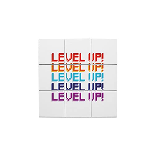 Jeux Video Game Déco Chambre : Lot de 9 Carreaux Céramique Pixel Art pour Salon