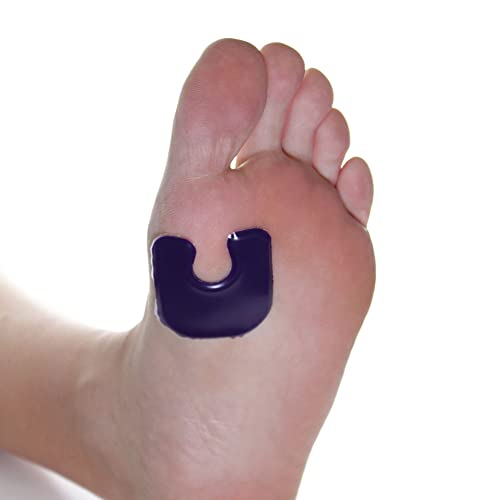 Dr. Jills Foot Pads Y1036 Latex Free Gel U-Shaped Callus Pads- 4 Pack