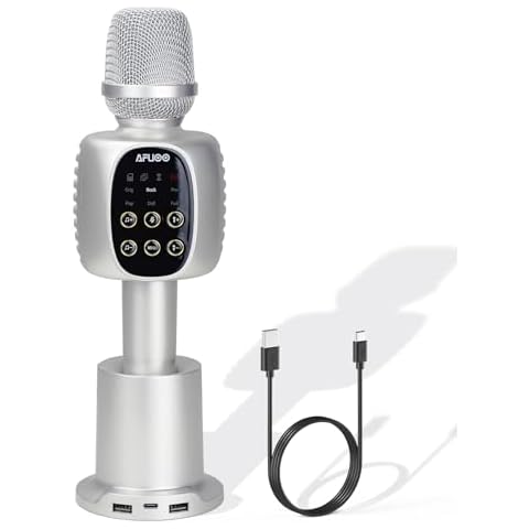 AFUOO Wireless Bluetooth Karaoke Microphone Cover