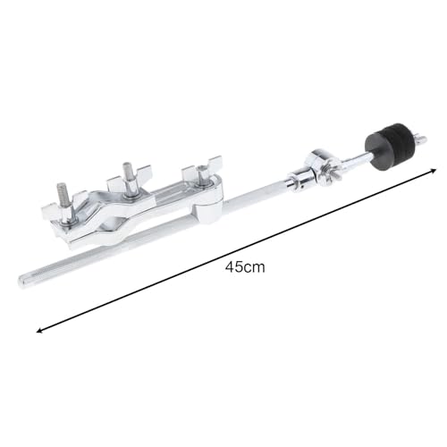 B Baosity Drum Extension Clamps Cymbal Brake Tilt Attachment Handbell Cowbell Clamp Holder Drum Set Clamp Practice Drum Pad Students Kids miniatura 3