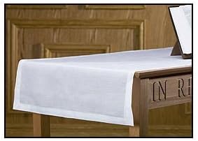 Religious Supply Camino de altar liso de lino