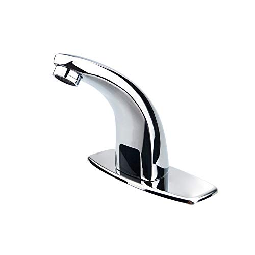 One-Day Sale: Up to 50% Off Automatic Touchless Bathroom Faucet Motion Sensor Sink Faucets, Hands Free Water Tap with Temperature Mixer Single Hole Cover Plate and 3/8 1/2 Adapter & 3 Hoses, Chrome Finished Weekly Top Sale Automatic Touchless Bathroom Faucet Motion Sensor Sink Faucets, Hands Free Water Tap with Temperature Mixer Single Hole Cover Plate and 3/8 1/2 Adapter & 3 Hoses, Chrome Finished
