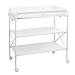 ZAQI Cambiador Bebe Comoda Cambiador Bebe Cambiador Blanco para el tocador Superior, Organizador portátil Plegable de la bañera del bebé para el Cuarto de baño público/la guardería/el Restaurante