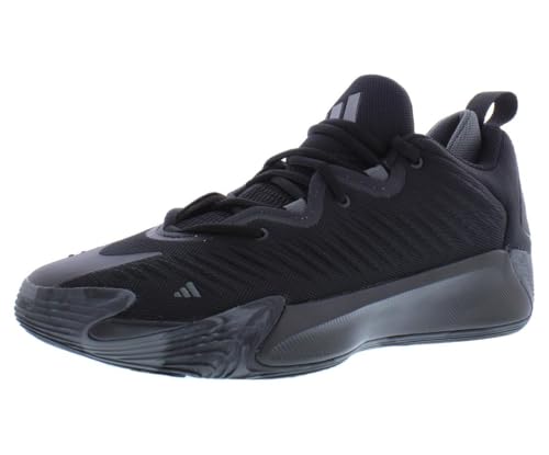 Image of adidas Mens Initiation Basketball Sneakers Shoes - Black