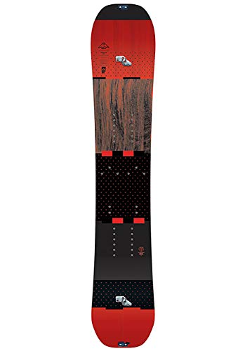 Rome Snowboards White Room Snowboard, Black, 165 Split