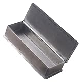 DOITOOL Vintage Zahnstocherhalter mit Deckel Robuster Tragbarer Zahnstocherspender für Küche Bar und Hotel Rechteckiger Aufbewahrungsbehälter aus Edelstahl Praktisches Design für Einzeln