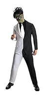 Includes jacket with attached shirt and tie, trousers, mask and coin Rubie's official licensed product tested to EU regulations US designed and sized product Part number: 880913 Ideal Dress Up for Themed Parties, Halloween and World Book Day