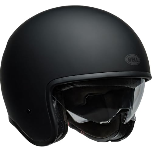 Casque ouvert Bell TX-501 Solid Matte Black en taille L pour moto - 2