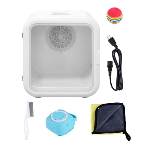Pet Drying Box | Adjustable Temperature Pet Hair Dryer - Cat Blow Dryer Box, 62L Capacity Pet Drying Cabinet Pet Supplies for Cats, Small Dogs