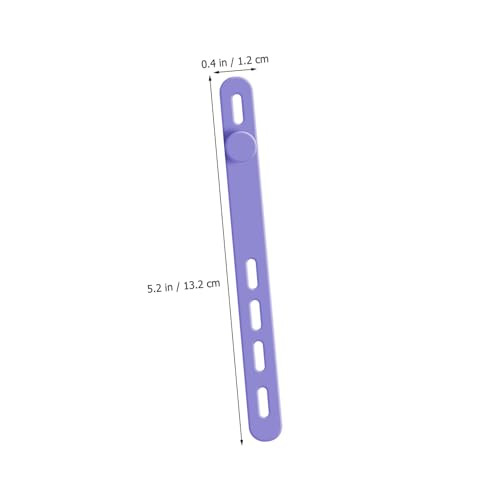 Paquete de 10 organizadores de cable de silicona para escritorio, organizador de cables para oficina y hogar miniatura 6