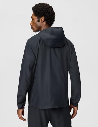 Nike Herren Repel Miler Laufjacke, Black/Black/Reflective Silv, L EU