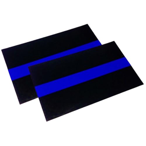 Empire Tactical USA Two Pack Thin Blue Line 3m Reflective Decal Sticker Ultra Us Made Vinyl