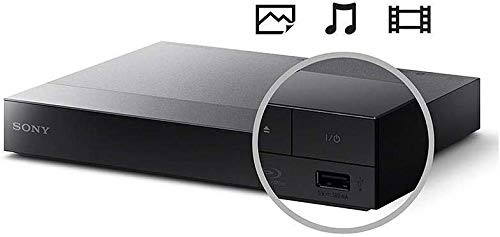 Sony Bdp-S3700 Blu-Ray Disc Player With Built-In Wi-Fi + Remote Control + High-Speed Hdmi Cable W/Ethernet - Netflix, Youtube, , Pandora, , Playstation Now, Crackle #TOP4