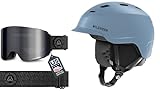 Wildhorn Combo Pack Roca Ski Goggles Men and Women Medium Size Anti-Fog/Scratch + Drift Snowboard Helmet Large Size Ski Helmet