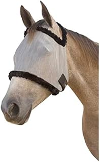 Saddles World Horse Half Fly Mask (White, Full)