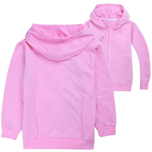 Kids Girls' Full Zip Hoodies Sweatshirts Spring Long Sleeve Jackets Coats Unisex Casual Outwear with Pocket2