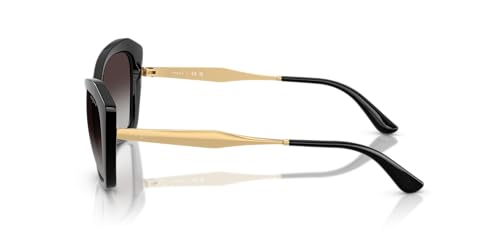 Vogue Eyewear Women's VO5626S Cat Eye Sunglasses, Black/Grey Gradient, 56 mm3