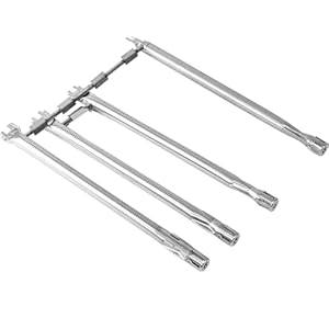 FORYEYC 69787 Grill Brenner für Weber Spirit Spirit 330, Spirit 335 Grills (Mit Fronttasten), 45.3cm Edelstahl Brenner für Spirit E-330 E-335 SP-330 SP-335 SP-335 zubehör, 68948 65518 Ersatzteile