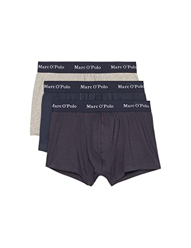 Marc O’Polo Body & Beach Pack de 3 Calzoncillos M Bóxer, Azul Oscuro, S para Hombre Cover