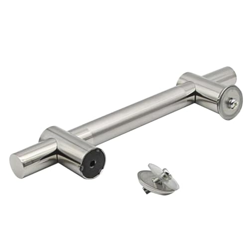 Luxshiny ステンレス製可能ドアハンドル 家用アイアンゲート対応 耐久性高く簡単取付 収納キャビネット用シンプル設計