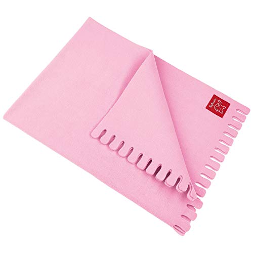 ByBoom Basics Couverture pour bébé 70 x 100 cm, certifiée Oeko-Tex, extra douce, polaire pour les débutants, certifié sans substances nocives, fabriquée en UE Cover