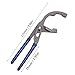 CHICIRIS Oil Filter Removal Pliers, 9in Adjustable Wrench for Cars and Trucks with Non Slip Handle, Carbon Steel Oil Filter Wrench for Engine PVC Fittings