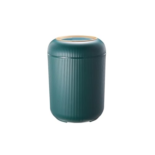 Caneca de Basura para Baño con Tapa Pequeña Verde