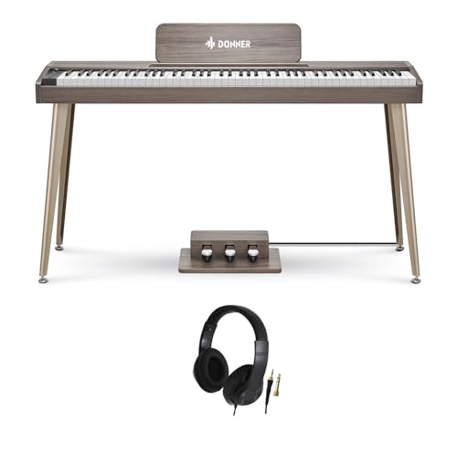 Donner DDP-60 Gray �w�b�h�z���Z�b�g �d�q�s�A�m �X�^�C���b�V���f�U�C�� �Z�~�E�F�C�g���� �h�i�[ �y���q�l�g�ݗ��ď��i�z