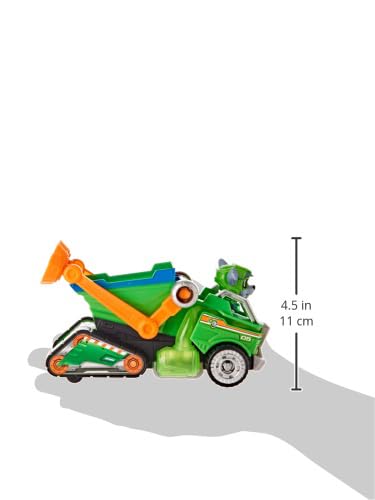 Véhicule Pat Patrouille Rocky - Figurine Et Camion Recyclage Avec Lumières Et Sons | Jouet Enfant 3ans+