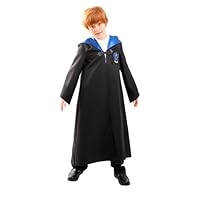 Funidelia Official Ravenclaw Harry Potter Costume for Kids, Includes Robe with Printed Logo - Outfit for Kids for Parties, Carnival and Halloween - Size 10-12 Years