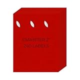 YIKIADA Red Printable Round...