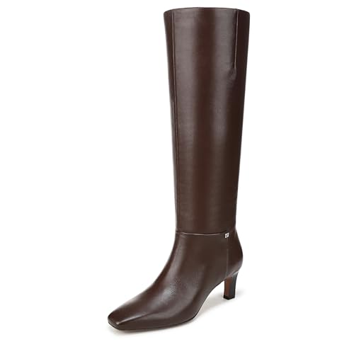 Franco Sarto Women's Timmy Fashion Boot Dark Brown Leather 6.5 M