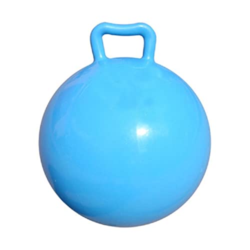 GALPADA Inflatable Ball Blue Bounce Ball with Handle Promotes Coordination and Balance for Indoor and Recommended for Ages