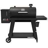 Oakford 1125 Pro Pellet Gril with 1069 SQ In Cooking Area, Cast Iron Grates, I-Site View Indicator, Heavy Duty Pellet Smoker Grill with Bluetooth Connectivity - 910-0513