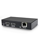 DDMALL H.265 H.264 Live Streaming Encoder, 4K@60Hz HDMI Input, Real Time 4K Local Loopout, HDMI Video Encoder for Facebook, YouTube, Twitch, IPTV, Model HEV-10